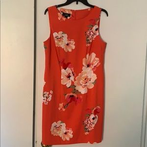 Floral sheath dress